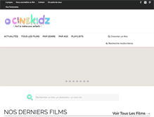 Tablet Screenshot of cinekidz.com